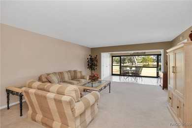 Spacious 2 bedroom 2 bath *end unit* condo with a `Spectacular` on Sugarmill Woods Golf and Country Club in Florida - for sale on GolfHomes.com, golf home, golf lot
