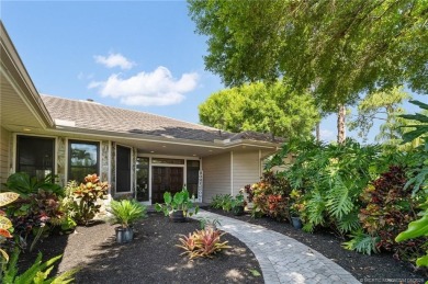 Welcome to your private oasis in Country Club Estates! Tucked on St. Lucie Trail Golf Club in Florida - for sale on GolfHomes.com, golf home, golf lot