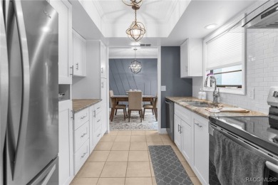 Welcome to this BEAUTIFULLY updated home nestled on the 18TH on Sugarmill Woods Golf and Country Club in Florida - for sale on GolfHomes.com, golf home, golf lot