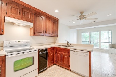 Welcome to your private two bedroom, two bath contemporary oasis on Brandermill Country Club in Virginia - for sale on GolfHomes.com, golf home, golf lot