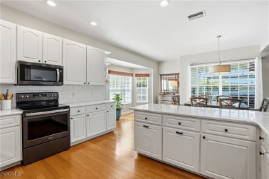 Savor endless, golden sunsets across the wide lake from this on Shell Point Golf Club in Florida - for sale on GolfHomes.com, golf home, golf lot