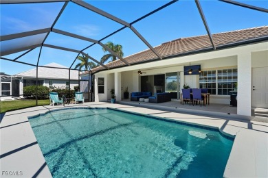 Savor endless, golden sunsets across the wide lake from this on Shell Point Golf Club in Florida - for sale on GolfHomes.com, golf home, golf lot