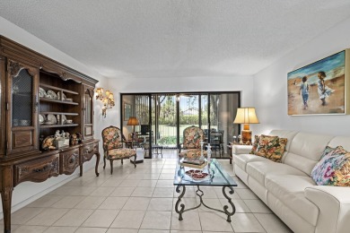 WELL KEPT FIRST FLOOR WITH TRANQUIL GOLF COURSE VIEW IN QUIET on Boca Delray Golf and Country Club in Florida - for sale on GolfHomes.com, golf home, golf lot
