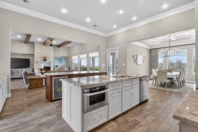 Set on the signature hole in Canyon West's Golf Course on 1 on Canyon West Golf Club in Texas - for sale on GolfHomes.com, golf home, golf lot