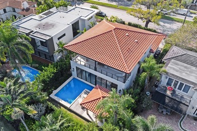 A brand new 2023 Miami Beach estate designed for those who on La Gorce Country Club in Florida - for sale on GolfHomes.com, golf home, golf lot