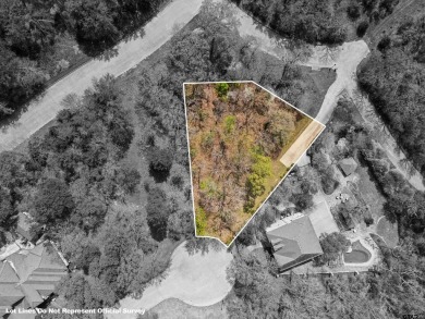Beautiful partially wooded lot, just under half an acre, on a on Cascades Golf Club in Texas - for sale on GolfHomes.com, golf home, golf lot
