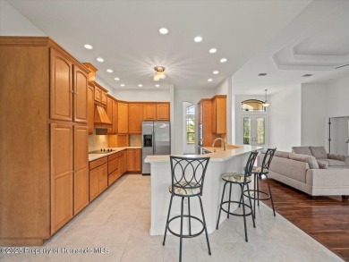 Located in Glen Lakes, this 2006 Lindhorst Custom Classique is on Glen Lakes Country Club in Florida - for sale on GolfHomes.com, golf home, golf lot