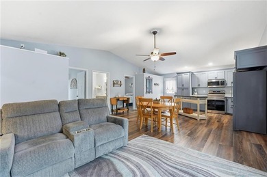 Price Improvement! Discover quiet lakefront living in this on Sugar Valley Lakes Golf Course in Kansas - for sale on GolfHomes.com, golf home, golf lot