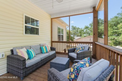 Welcome to 109 SW 17th Street, a beautiful home on pilings with on Founders Club At St. James Plantation in North Carolina - for sale on GolfHomes.com, golf home, golf lot