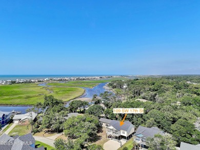 Welcome to 109 SW 17th Street, a beautiful home on pilings with on Founders Club At St. James Plantation in North Carolina - for sale on GolfHomes.com, golf home, golf lot