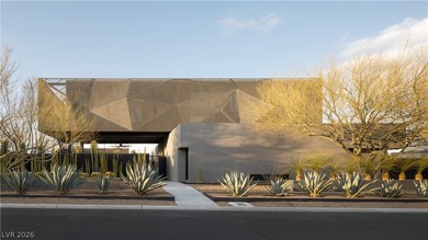 Pristine symmetrical landscaping paves your entrance into this on Bears Best Las Vegas Golf Club in Nevada - for sale on GolfHomes.com, golf home, golf lot