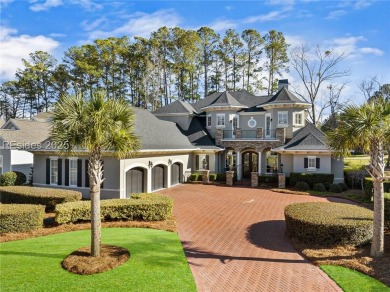 Nestled within prestigious Berkeley Hall, this custom-designed on Eagles Pointe Golf Club in South Carolina - for sale on GolfHomes.com, golf home, golf lot