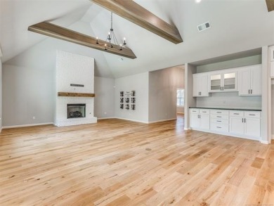 Step into effortless elegance with this better than new 3 year on Forest Ridge Golf Club in Oklahoma - for sale on GolfHomes.com, golf home, golf lot