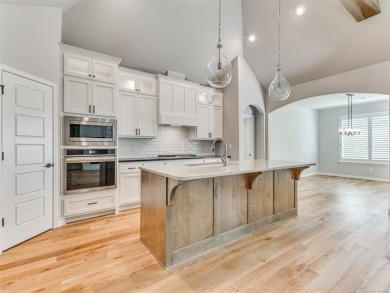 Step into effortless elegance with this better than new 3 year on Forest Ridge Golf Club in Oklahoma - for sale on GolfHomes.com, golf home, golf lot