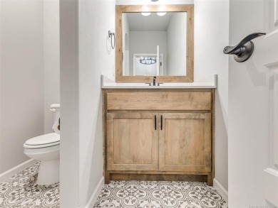 Step into effortless elegance with this better than new 3 year on Forest Ridge Golf Club in Oklahoma - for sale on GolfHomes.com, golf home, golf lot