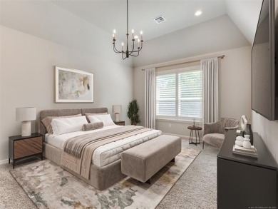 Step into effortless elegance with this better than new 3 year on Forest Ridge Golf Club in Oklahoma - for sale on GolfHomes.com, golf home, golf lot