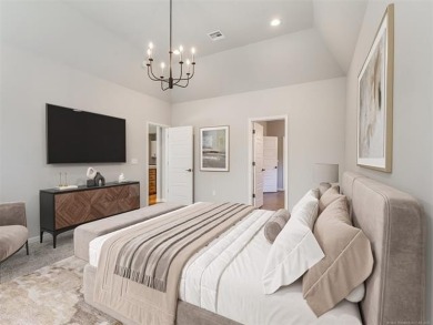 Step into effortless elegance with this better than new 3 year on Forest Ridge Golf Club in Oklahoma - for sale on GolfHomes.com, golf home, golf lot