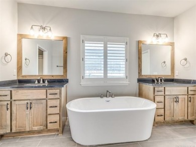 Step into effortless elegance with this better than new 3 year on Forest Ridge Golf Club in Oklahoma - for sale on GolfHomes.com, golf home, golf lot