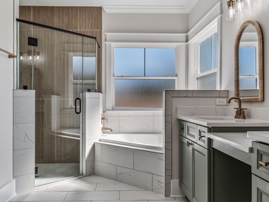 Move-in Ready! Exquisite new construction overlooking hole 6 of on Wildwood Country Club in Florida - for sale on GolfHomes.com, golf home, golf lot