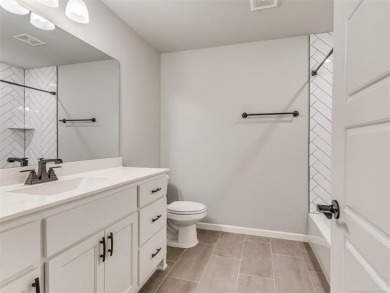 Step into effortless elegance with this better than new 3 year on Forest Ridge Golf Club in Oklahoma - for sale on GolfHomes.com, golf home, golf lot