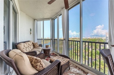 Experience bayfront living in this 6th-floor residence at on Fort Myers Beach and Golf Club in Florida - for sale on GolfHomes.com, golf home, golf lot