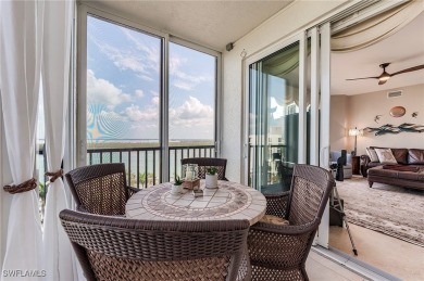 Experience bayfront living in this 6th-floor residence at on Fort Myers Beach and Golf Club in Florida - for sale on GolfHomes.com, golf home, golf lot