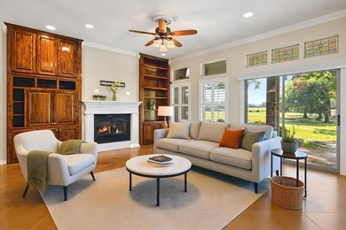 Inspiring elegance and golf course views combine in this move-in on Granbury Country Club in Texas - for sale on GolfHomes.com, golf home, golf lot