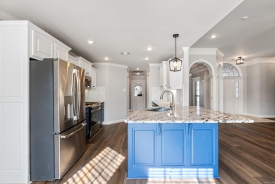 This home is a must-see! Beautiful gourmet kitchen with all-new on The Country Club of Arkansas in Arkansas - for sale on GolfHomes.com, golf home, golf lot