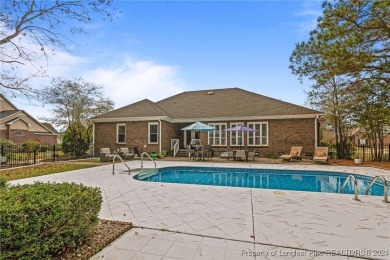 Discover the charm of this all-brick ranch home with a pool and on Baywood Golf Club in North Carolina - for sale on GolfHomes.com, golf home, golf lot