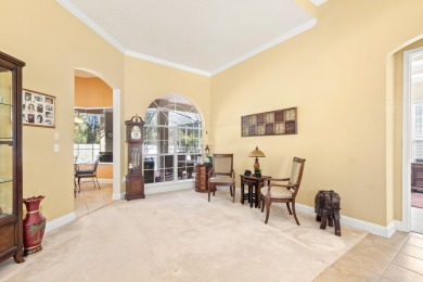 Enjoy Summer Evenings On The Enormous Screened Lanai With Heated on Royal St. Augustine Golf and Country Club in Florida - for sale on GolfHomes.com, golf home, golf lot