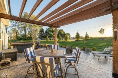 Newer ranch patio home with open floor plan and large patio on Bear Slide Golf Club in Indiana - for sale on GolfHomes.com, golf home, golf lot