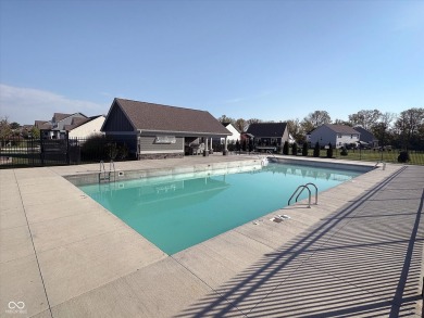 Newer ranch patio home with open floor plan and large patio on Bear Slide Golf Club in Indiana - for sale on GolfHomes.com, golf home, golf lot