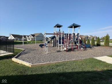 Newer ranch patio home with open floor plan and large patio on Bear Slide Golf Club in Indiana - for sale on GolfHomes.com, golf home, golf lot