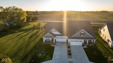 Newer ranch patio home with open floor plan and large patio on Bear Slide Golf Club in Indiana - for sale on GolfHomes.com, golf home, golf lot