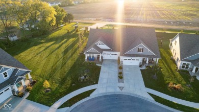 Newer ranch patio home with open floor plan and large patio on Bear Slide Golf Club in Indiana - for sale on GolfHomes.com, golf home, golf lot