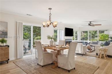 Sought-after and rarely available, this newly renovated end-unit on Dolphin Head Golf Club in South Carolina - for sale on GolfHomes.com, golf home, golf lot