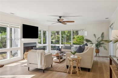 Sought-after and rarely available, this newly renovated end-unit on Dolphin Head Golf Club in South Carolina - for sale on GolfHomes.com, golf home, golf lot