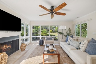 Sought-after and rarely available, this newly renovated end-unit on Dolphin Head Golf Club in South Carolina - for sale on GolfHomes.com, golf home, golf lot