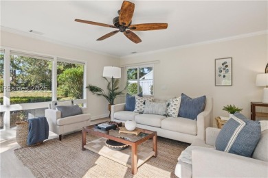 Sought-after and rarely available, this newly renovated end-unit on Dolphin Head Golf Club in South Carolina - for sale on GolfHomes.com, golf home, golf lot