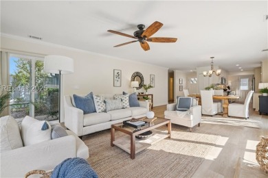 Sought-after and rarely available, this newly renovated end-unit on Dolphin Head Golf Club in South Carolina - for sale on GolfHomes.com, golf home, golf lot