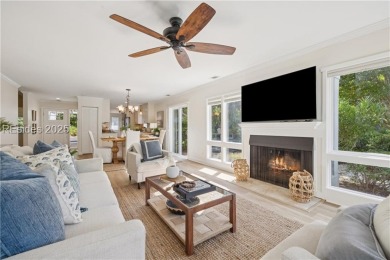 Sought-after and rarely available, this newly renovated end-unit on Dolphin Head Golf Club in South Carolina - for sale on GolfHomes.com, golf home, golf lot