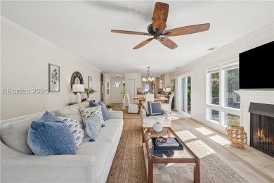 Sought-after and rarely available, this newly renovated end-unit on Dolphin Head Golf Club in South Carolina - for sale on GolfHomes.com, golf home, golf lot