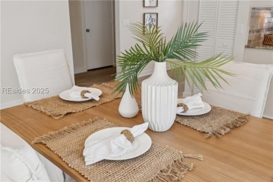 Sought-after and rarely available, this newly renovated end-unit on Dolphin Head Golf Club in South Carolina - for sale on GolfHomes.com, golf home, golf lot