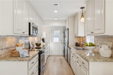 Sought-after and rarely available, this newly renovated end-unit on Dolphin Head Golf Club in South Carolina - for sale on GolfHomes.com, golf home, golf lot
