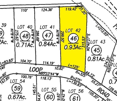 Lot 42 boasts a generous .93-acre expanse, ideal for crafting on Whitehawk Ranch Golf Club in California - for sale on GolfHomes.com, golf home, golf lot