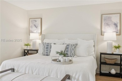Sought-after and rarely available, this newly renovated end-unit on Dolphin Head Golf Club in South Carolina - for sale on GolfHomes.com, golf home, golf lot