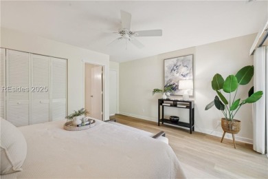 Sought-after and rarely available, this newly renovated end-unit on Dolphin Head Golf Club in South Carolina - for sale on GolfHomes.com, golf home, golf lot