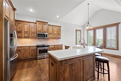 Welcome home to this beautiful ranch/reverse with a walkout in on Falcon Valley Golf Course in Kansas - for sale on GolfHomes.com, golf home, golf lot