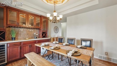 Captivating, custom 5BR, 4BA, stucco/stone home on Antler Creek on Antler Creek Golf Course in Colorado - for sale on GolfHomes.com, golf home, golf lot