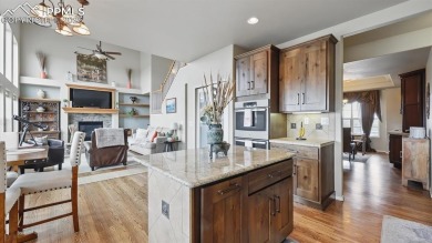 Captivating, custom 5BR, 4BA, stucco/stone home on Antler Creek on Antler Creek Golf Course in Colorado - for sale on GolfHomes.com, golf home, golf lot